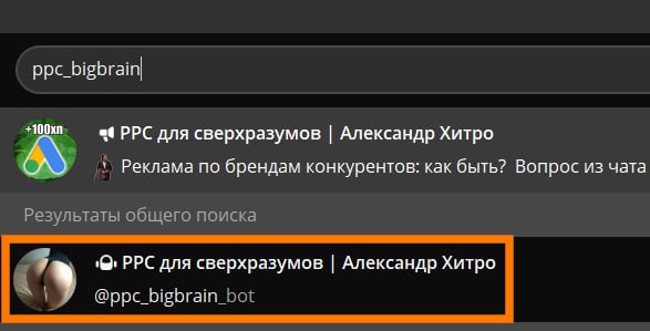 Картинка телеграм-канала @ppc_bigbrain
